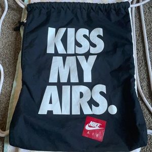 Nike air drawstring bag